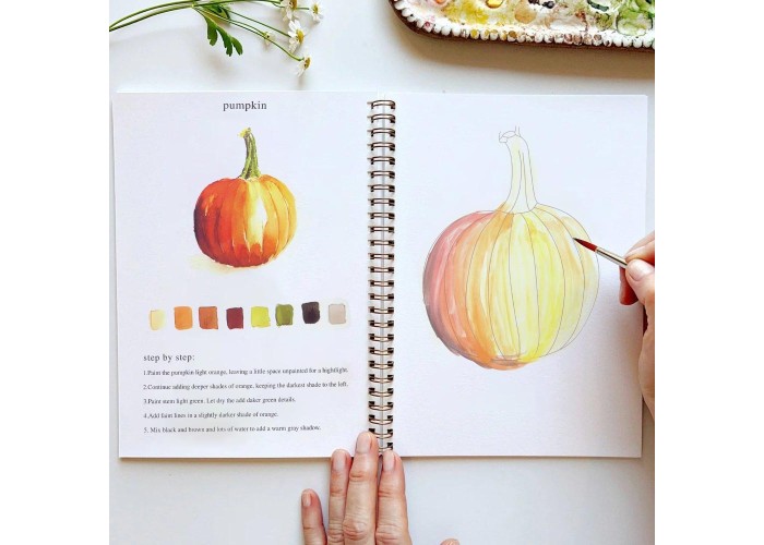 Βιβλίο Ζωγραφικής - χρωματισμού 12  Νερομπογιές 16x24εκ 14 φύλλα Βιβλίο Ζωγραφικής - χρωματισμού 12  Νερομπογιές 16x24εκ 14 φύλλα