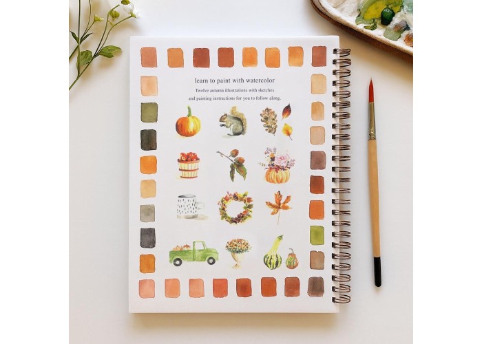 Βιβλίο Ζωγραφικής - χρωματισμού 12  Νερομπογιές 16x24εκ 14 φύλλα Βιβλίο Ζωγραφικής - χρωματισμού 12  Νερομπογιές 16x24εκ 14 φύλλα