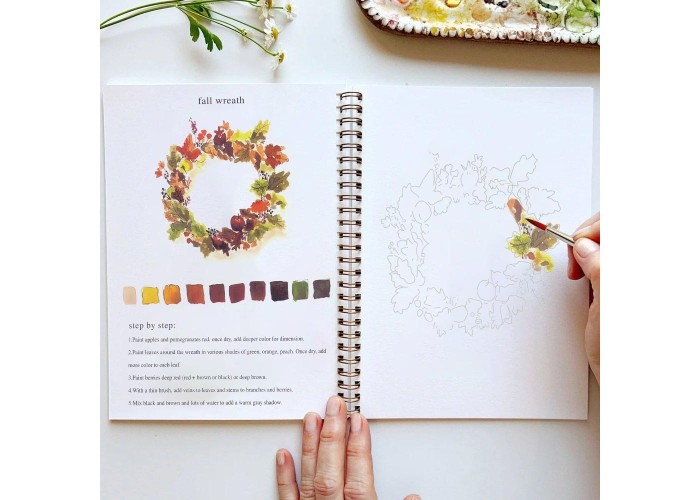 Βιβλίο Ζωγραφικής - χρωματισμού 12  Νερομπογιές 16x24εκ 14 φύλλα Βιβλίο Ζωγραφικής - χρωματισμού 12  Νερομπογιές 16x24εκ 14 φύλλα