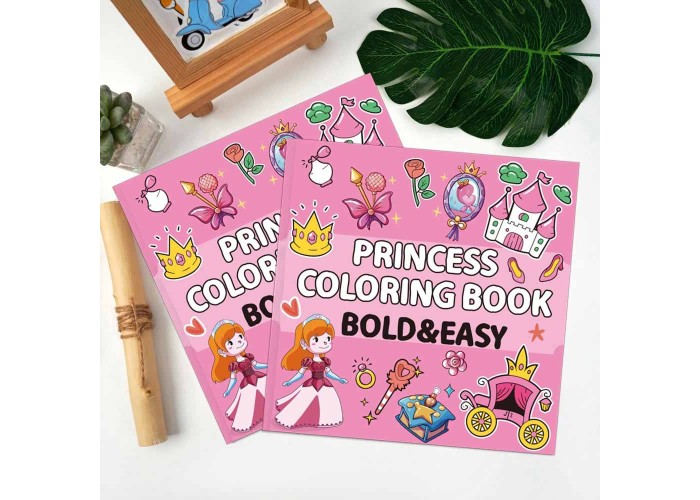Colouring book Βιβλία χρωματισμού Πριγκίπισσα 21x21εκ., 44 φύλλα Colouring book Βιβλία χρωματισμού Πριγκίπισσα 21x21εκ., 44 φύλλα