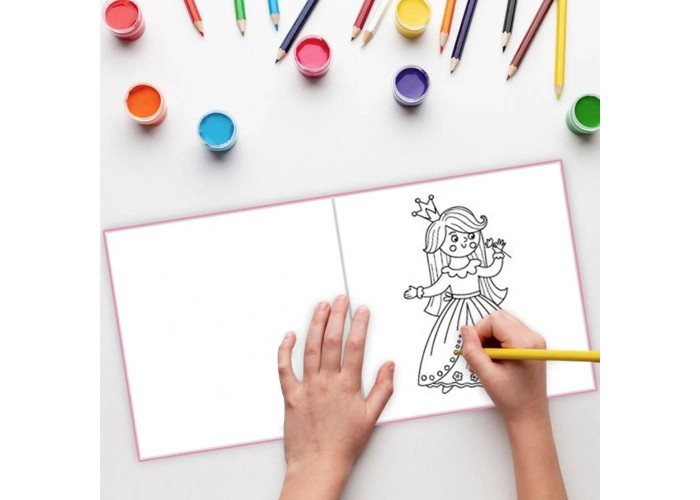 Colouring book Βιβλία χρωματισμού Πριγκίπισσα 21x21εκ., 44 φύλλα Colouring book Βιβλία χρωματισμού Πριγκίπισσα 21x21εκ., 44 φύλλα