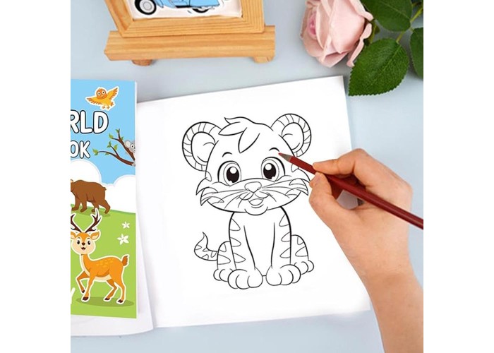 Colouring book Βιβλία χρωματισμού Ζωάκια 21x21εκ., 44 φύλλα Colouring book Βιβλία χρωματισμού Ζωάκια 21x21εκ., 44 φύλλα