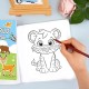 Colouring book Βιβλία χρωματισμού Ζωάκια 21x21εκ., 44 φύλλα Colouring book Βιβλία χρωματισμού Ζωάκια 21x21εκ., 44 φύλλα