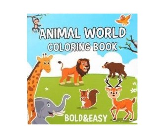 Colouring book Βιβλία χρωματισμού Ζωάκια 21x21εκ., 44 φύλλα Colouring book Βιβλία χρωματισμού Ζωάκια 21x21εκ., 44 φύλλα