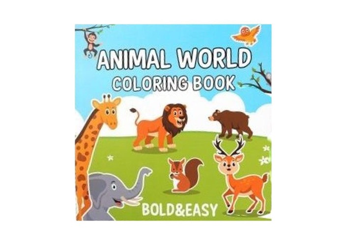 Colouring book Ζωάκια 21x21cm Colouring book Ζωάκια 21x21cm