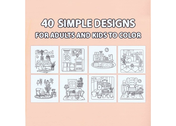 Colouring book Βιβλία χρωματισμού Φωλιά 21x21εκ., 44 φύλλα