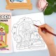 Colouring book Βιβλία χρωματισμού Φωλιά 21x21εκ., 44 φύλλα