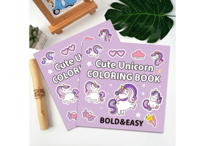 Colouring book Μονόκερος 21x21cm Colouring book Μονόκερος 21x21cm