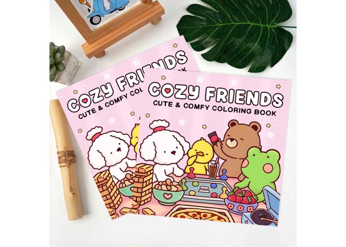 Colouring book Βιβλία χρωματισμού Φίλοι 21x21εκ., 44 φύλλα