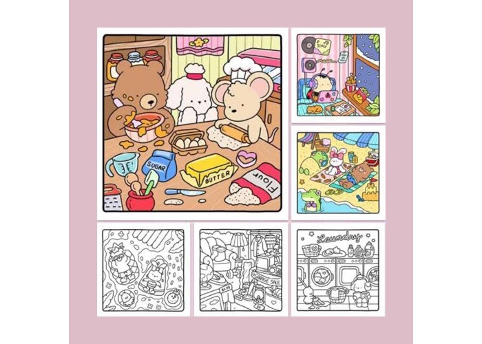 Colouring book Βιβλία χρωματισμού Φίλοι 21x21εκ., 44 φύλλα Colouring book Βιβλία χρωματισμού Φίλοι 21x21εκ., 44 φύλλα