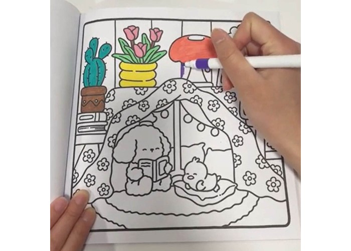 Colouring book Βιβλία χρωματισμού Φίλοι 21x21εκ., 44 φύλλα