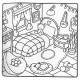 Colouring book Βιβλία χρωματισμού Γωνία 21x21εκ., 44 φύλλα Colouring book Βιβλία χρωματισμού Γωνία 21x21εκ., 44 φύλλα