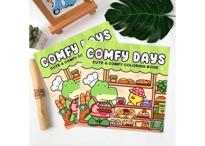 Colouring book Βιβλία χρωματισμού Μέρες 21x21εκ., 44 φύλλα