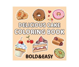 Colouring book Βιβλία χρωματισμού Τούρτα 21x21εκ., 44 φύλλα Colouring book Βιβλία χρωματισμού Τούρτα 21x21εκ., 44 φύλλα