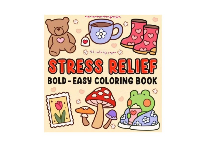 Colouring antistress book 21x21cm