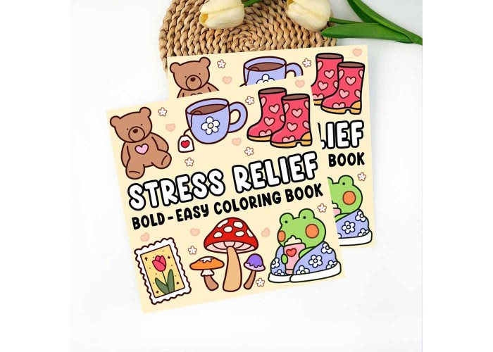 Colouring book Βιβλία χρωματισμού Antistress 21x21εκ., 44 φύλλα Colouring book Βιβλία χρωματισμού Antistress 21x21εκ., 44 φύλλα