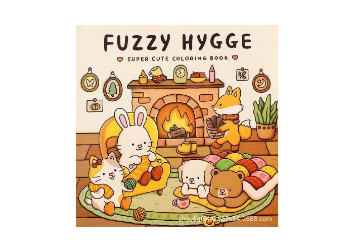 Colouring book Fuzz 21x21cm Colouring book Fuzz 21x21cm