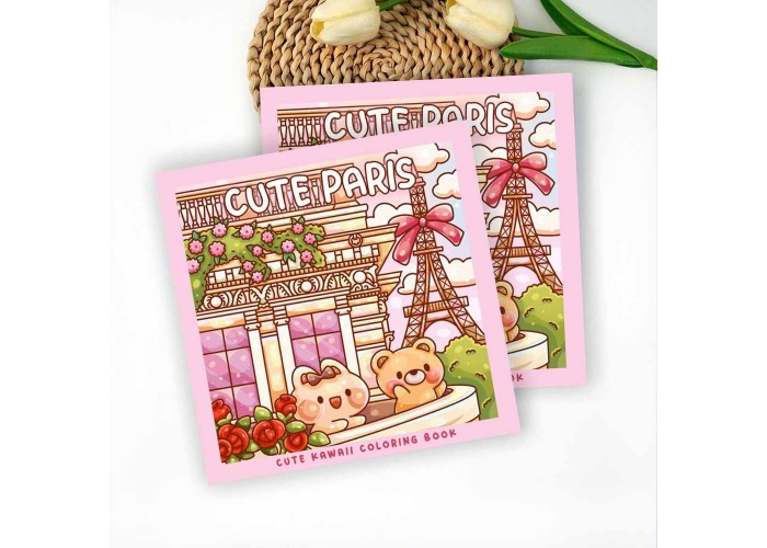 Colouring book Βιβλία χρωματισμού Παρίσι 21x21εκ., 44 φύλλα