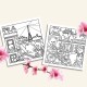 Colouring book Βιβλία χρωματισμού Παρίσι 21x21εκ., 44 φύλλα