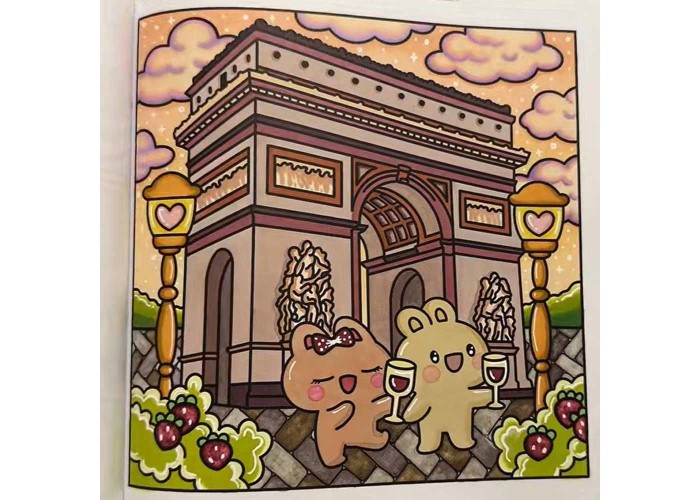 Colouring book Βιβλία χρωματισμού Παρίσι 21x21εκ., 44 φύλλα Colouring book Βιβλία χρωματισμού Παρίσι 21x21εκ., 44 φύλλα