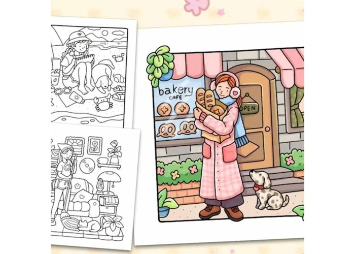 Colouring book Βιβλία χρωματισμού Κορίτσια 21x21εκ., 44 φύλλα Colouring book Βιβλία χρωματισμού Κορίτσια 21x21εκ., 44 φύλλα