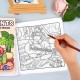 Colouring book Βιβλία χρωματισμού Κορίτσια 21x21εκ., 44 φύλλα Colouring book Βιβλία χρωματισμού Κορίτσια 21x21εκ., 44 φύλλα