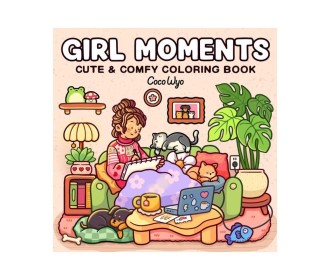 Colouring book Βιβλία χρωματισμού Κορίτσια 21x21εκ., 44 φύλλα