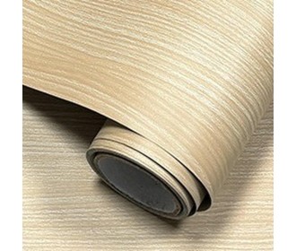 Αυτοκόλλητο διακοσμητικό ρολό με όψη ανοιχτό ξύλο 60x300εκ.