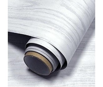 Αυτοκόλλητο διακοσμητικό ρολό με όψη ξύλου γκρι 60x300εκ.