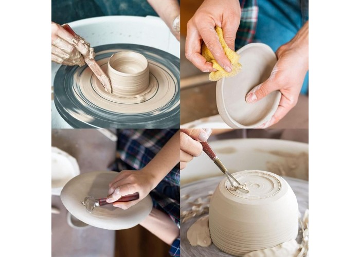 Ξύλινα εργαλεία πηλού σετ 19 τεμ.	