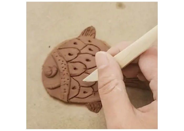 Ξύλινα εργαλεία πηλού σετ 19 τεμ.	