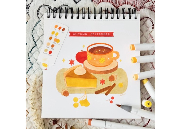 Alcohol Markers διπλής μύτης σετ 48 τεμ. Alcohol Markers διπλής μύτης σετ 48 τεμ.