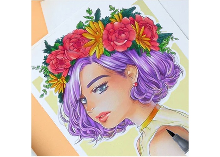 Alcohol Markers διπλής μύτης σετ 48 τεμ. Alcohol Markers διπλής μύτης σετ 48 τεμ.