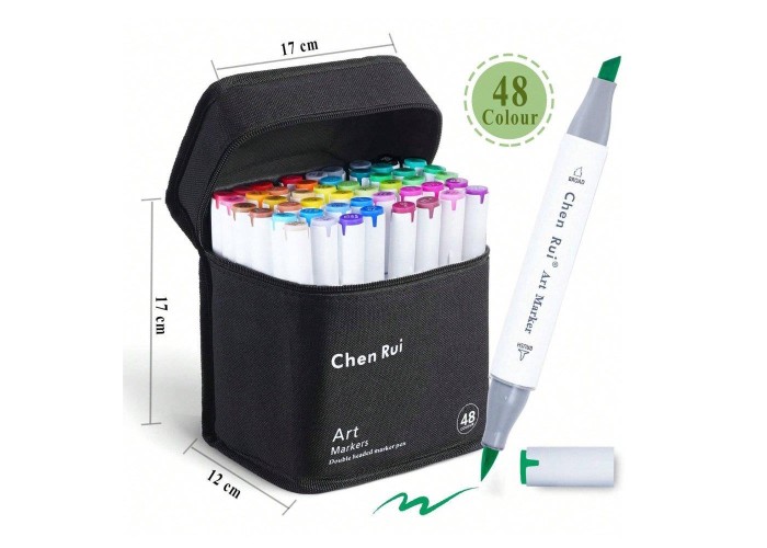 Alcohol Markers διπλής μύτης σετ 48 τεμ.