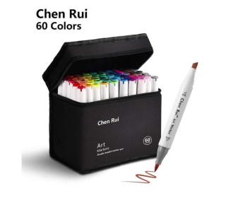 Alcohol Markers διπλής μύτης σετ 60 τεμ.