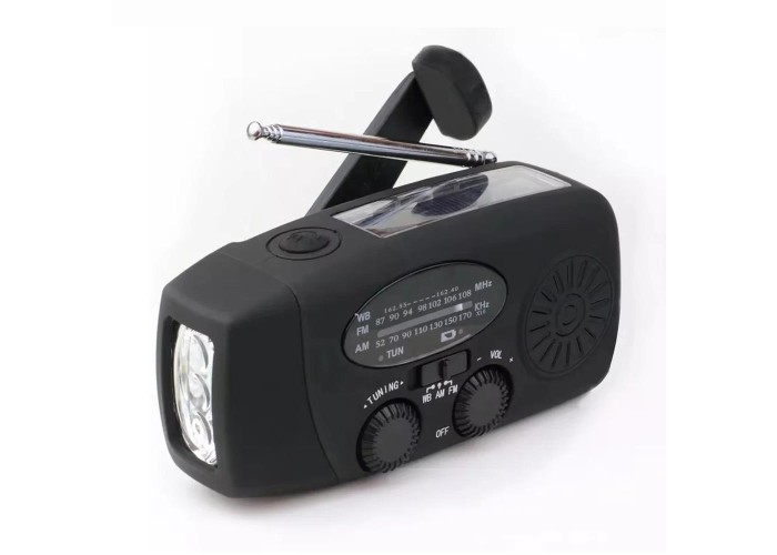 Ραδιόφωνο έκτακτης ανάγκης με ηλιακή φόρτιση Ραδιόφωνο έκτακτης ανάγκης με ηλιακή φόρτιση
