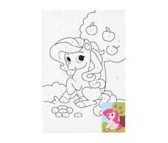 Καμβάς ζωγραφικής με ακρυλικά χρώματα Next πόνυ 20x30εκ.