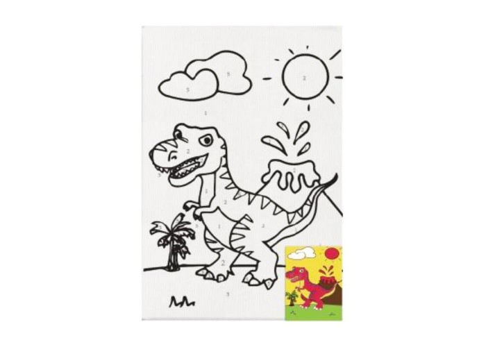 Καμβάς ζωγραφικής με ακρυλικά χρώματα Next δεινόσαυρος 20x30εκ. Καμβάς ζωγραφικής με ακρυλικά χρώματα Next δεινόσαυρος 20x30εκ.