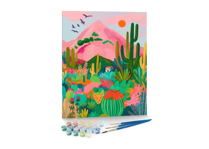 Ζωγραφική με αριθμούς σε καμβά βουνό 40x50εκ.