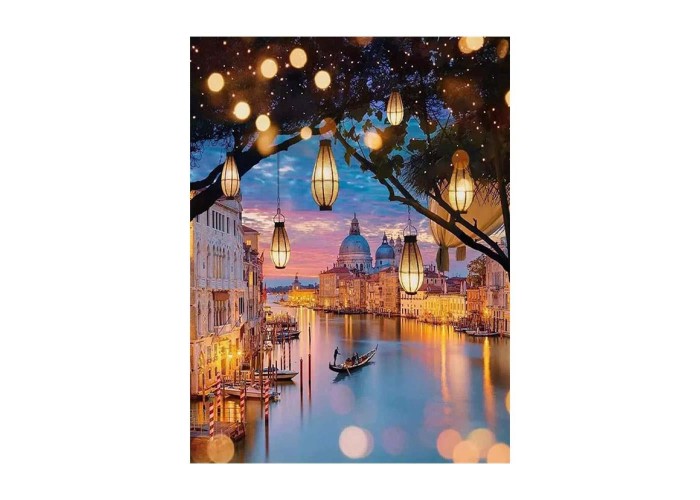 Ζωγραφική με αριθμούς σε καμβά λιμάνι 40x50εκ.