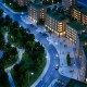 Φωτιστικό μακέτας μεταλλικό 1:75 θερμό φως Υ14.2εκ. σετ 10 τεμάχια