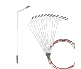 Φωτιστικό μακέτας μεταλλικό 1:75 θερμό φως Υ14.2εκ.