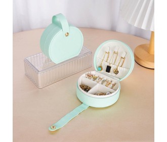 Θήκη κοσμημάτων μικρή γαλάζιο PU Υ5x10x9εκ. Θήκη κοσμημάτων μικρή γαλάζιο PU Υ5x10x9εκ.