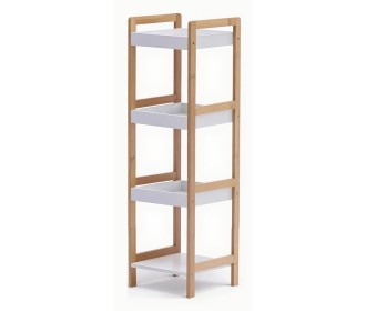 Ραφιέρα 4 επιπέδων Nextdeco μπαμπού Υ98x35x30εκ
