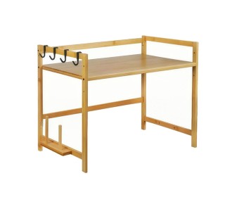 Ραφιέρα πάγκου Nextdeco μπαμπού Υ42x55x35εκ.