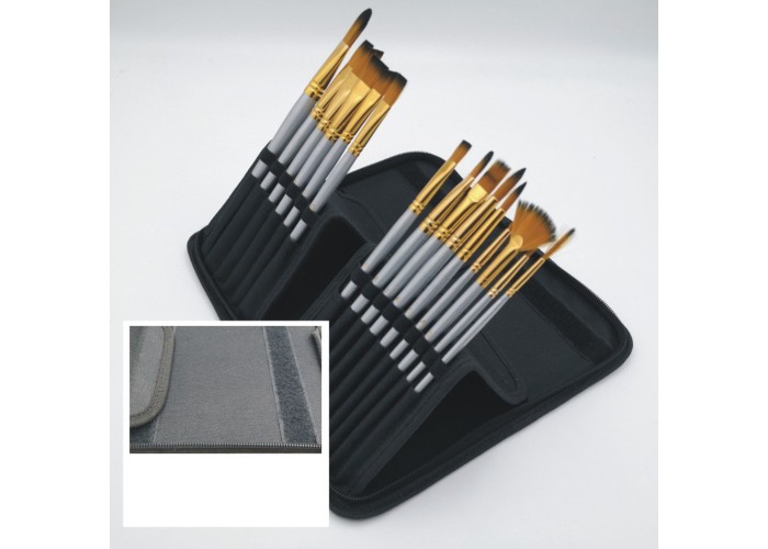 Θήκη πινέλων ζωγραφικής 15τμχ 27,5x13,8εκ. Θήκη πινέλων ζωγραφικής 15τμχ 27,5x13,8εκ.