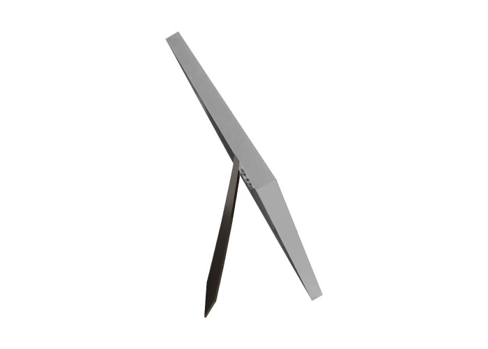 Κορνίζα τοίχου μεταλλική ασημί με ακρυλικό τζάμι 30x30εκ.