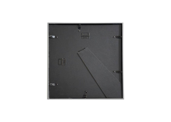 Κορνίζα τοίχου μεταλλική ασημί με ακρυλικό τζάμι 40x40εκ.