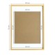 Κορνίζα τοίχου μεταλλική χρυσή με ακρυλικό τζάμι 70x50εκ. Κορνίζα τοίχου μεταλλική χρυσή με ακρυλικό τζάμι 70x50εκ.