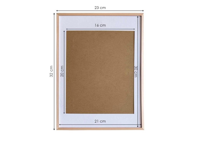 Κορνίζα τοίχου μεταλλική ροζ-χρυσή με ακρυλικό τζάμι 30x21εκ. Κορνίζα τοίχου μεταλλική ροζ-χρυσή με ακρυλικό τζάμι 30x21εκ.